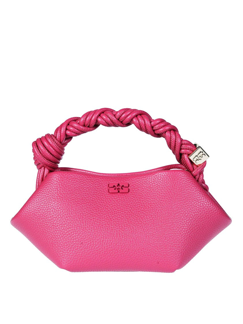 Ganni Bou Mini Grained Textured Shoulder Bag