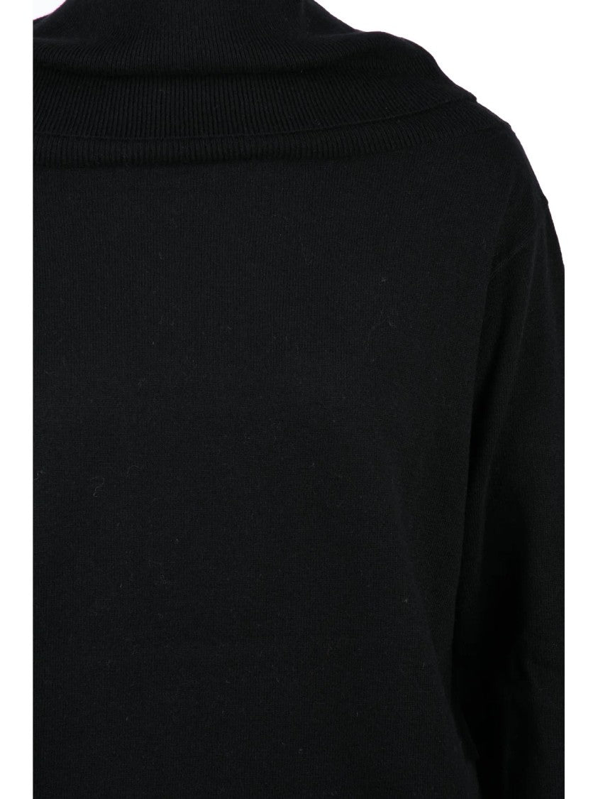 Icona Maxi High Neck Pullover In Soft Fabric Blend