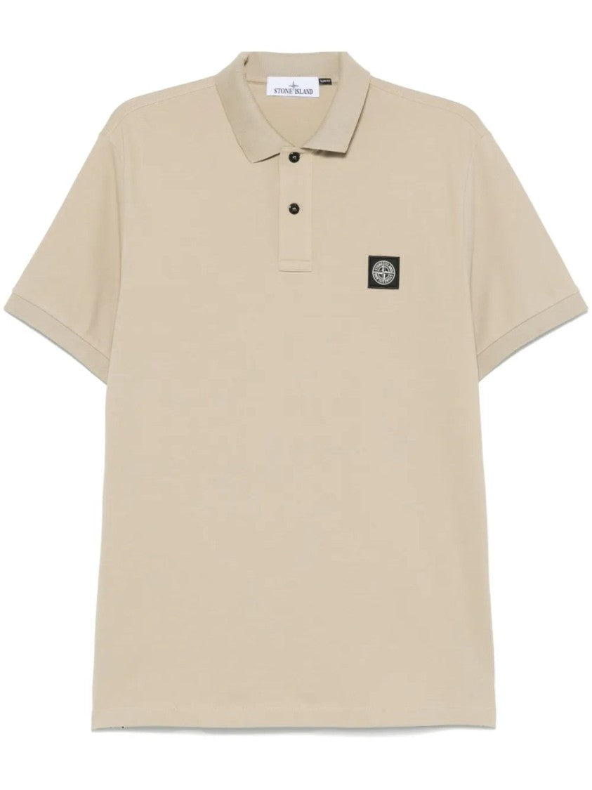 Stone Island Compass-Motif Polo Shirt