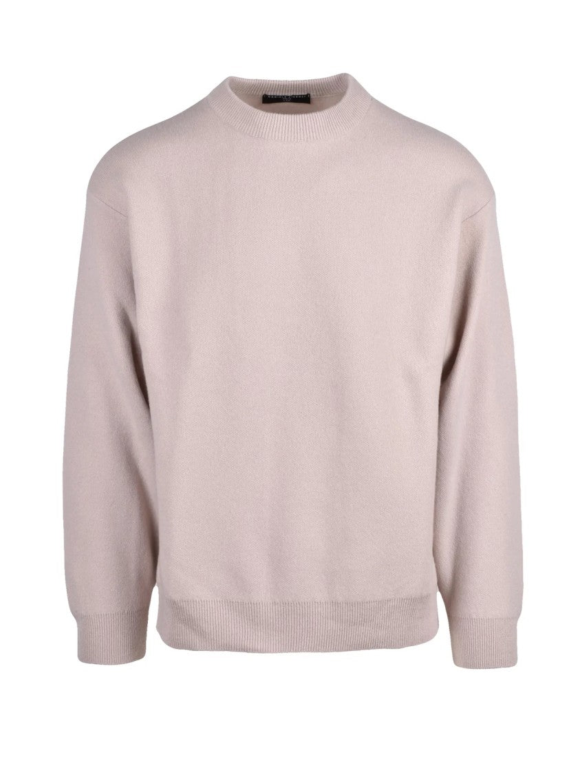 Daniele Fiesoli Crew Neck Pullover In Extrafine Virgin Merino Wool