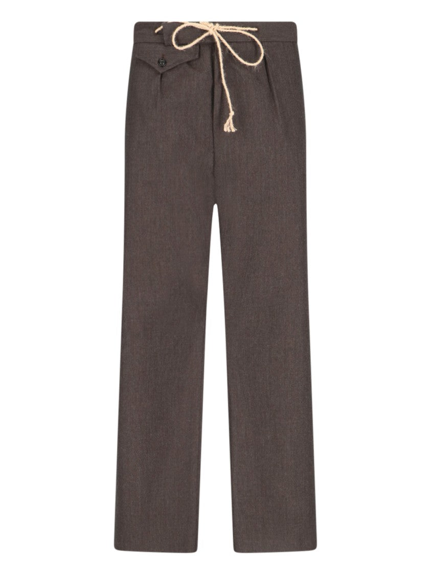 Maison Margiela Wool Pants – Brown