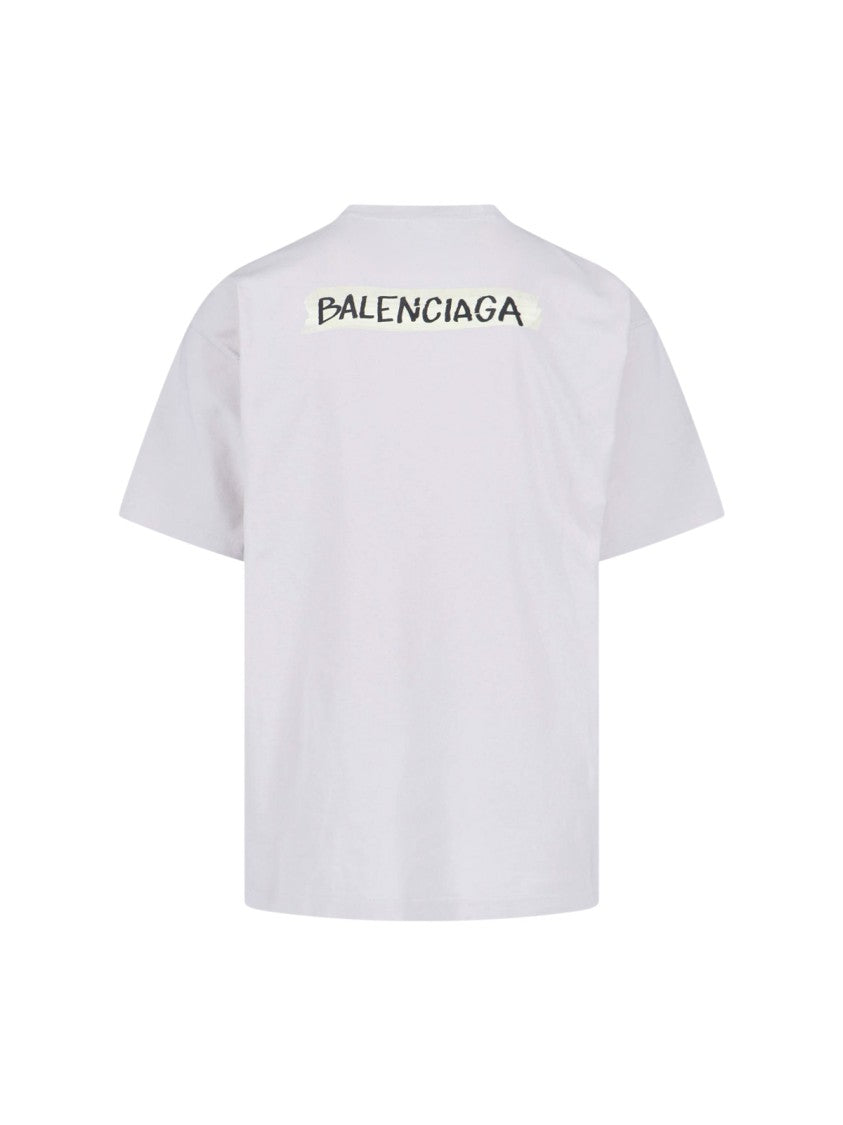 Balenciaga "Masking Tape" T-Shirt – White