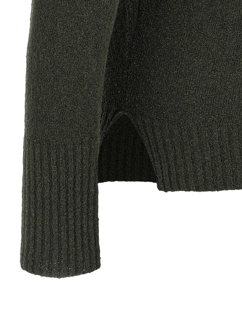 Ma'ry'ya Bouclé Cotton Polo Shirt