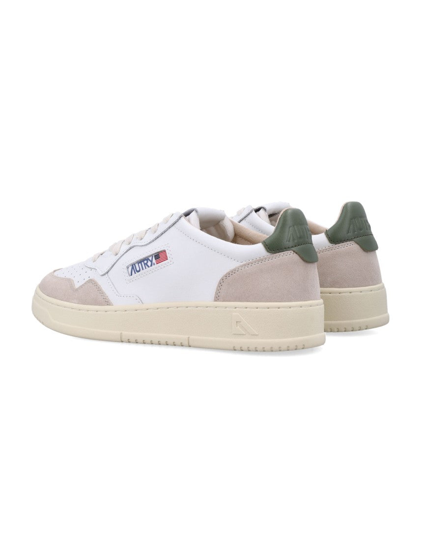Autry Low-Top Sneakers With Perforated Detailing And Suede Overlays