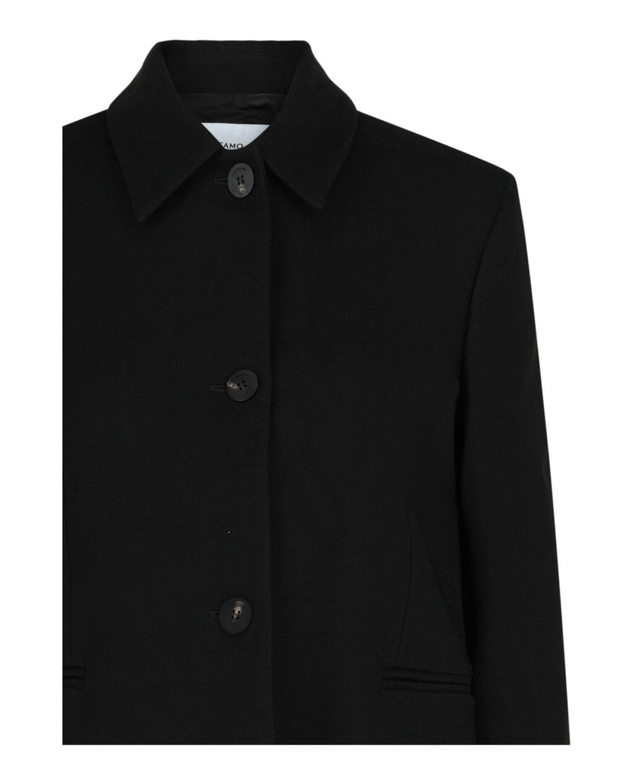 Ferragamo Single-Breast Cropped Blazer