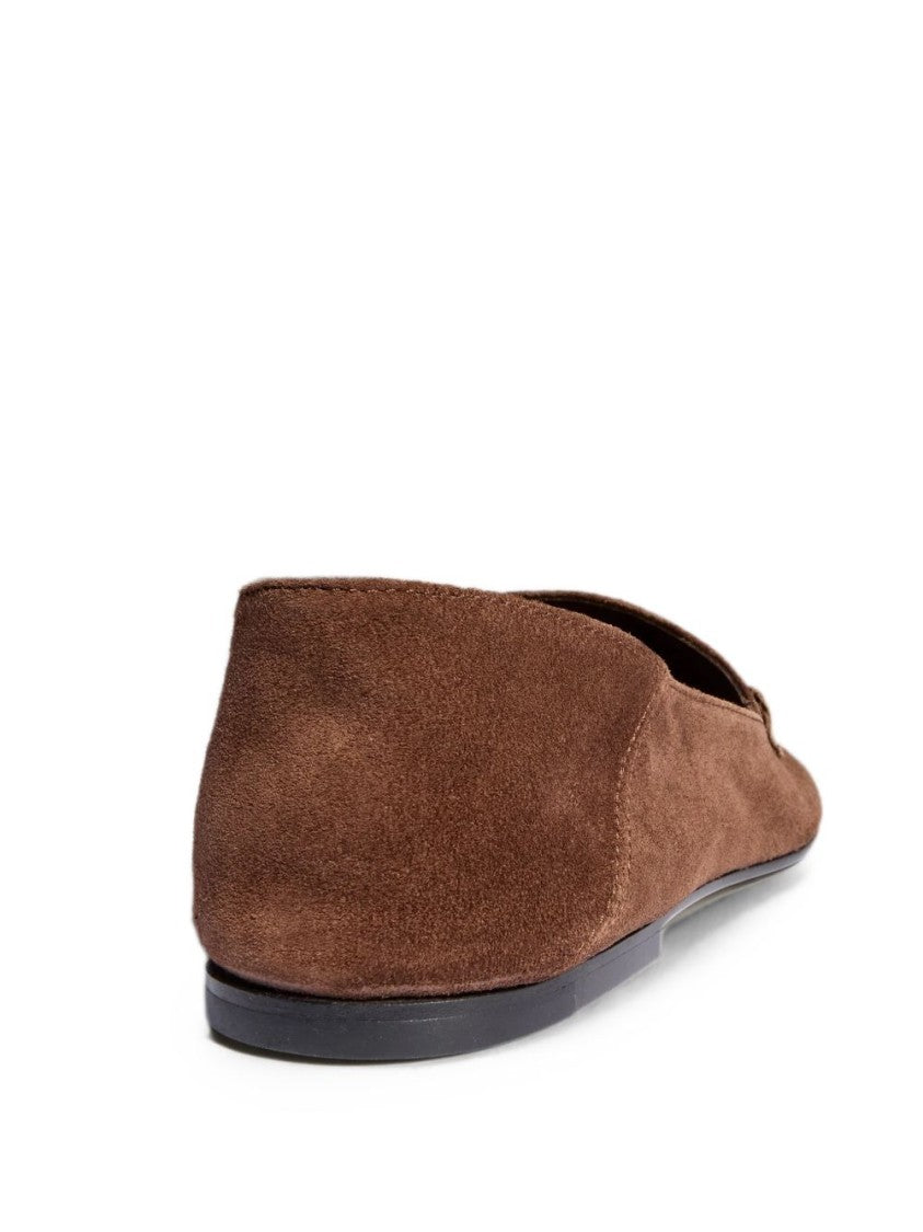 Gucci Brown Horsebit Suede Calfskin Low-Top Sneakers