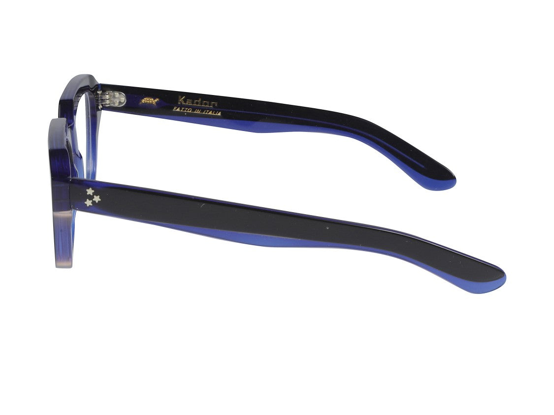 Kador Smoke Gradient Oversized Square Eyeglasses