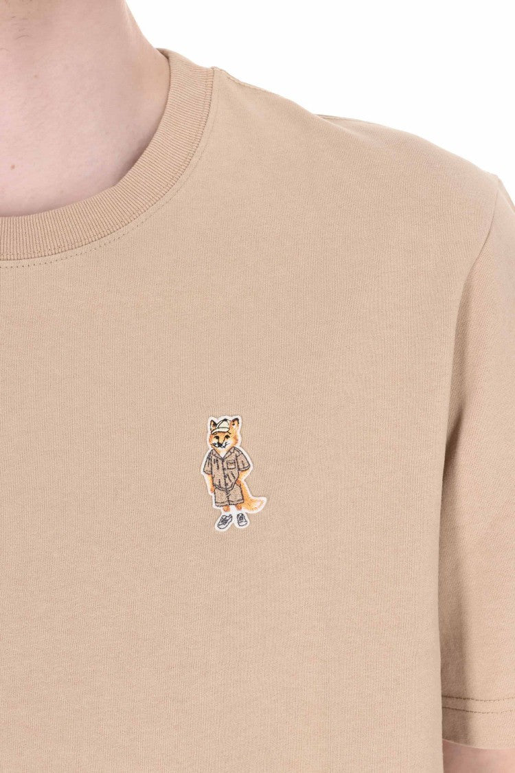 Maison Kitsuné Dressed Fox Patch Cotton T-Shirt