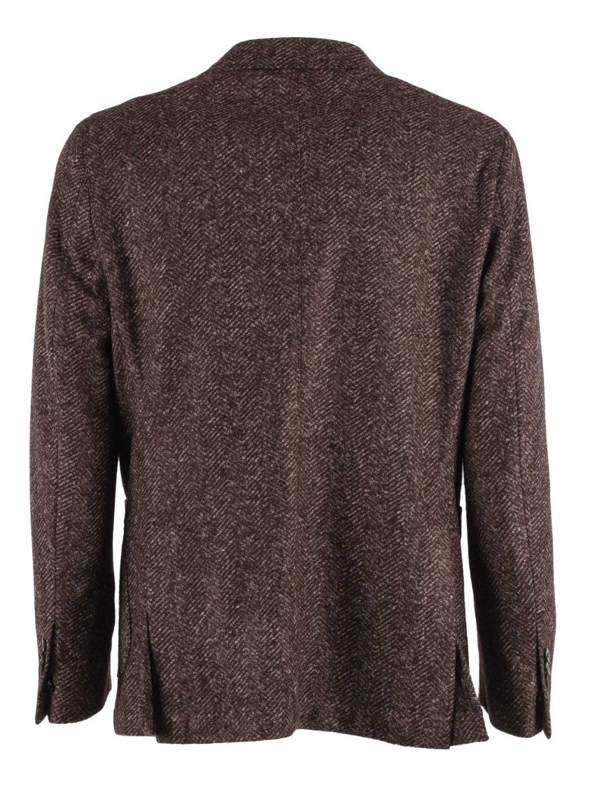 Breras Classic Tailored Jacket In Neutral Tones