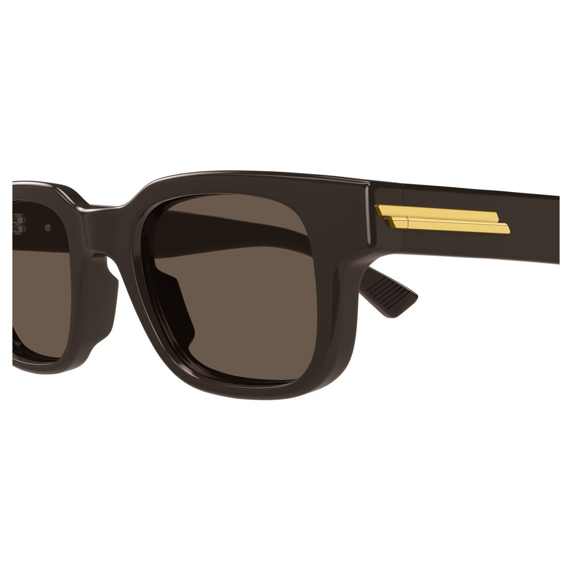Bottega Veneta Bv1411s Rectangular Sunglasses In Recycled Acetate