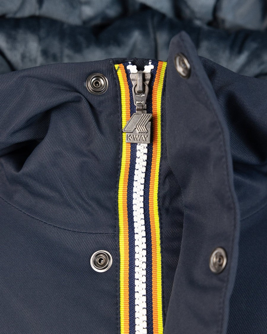 K-Way Jarno Twill Marmot Blue Jacket