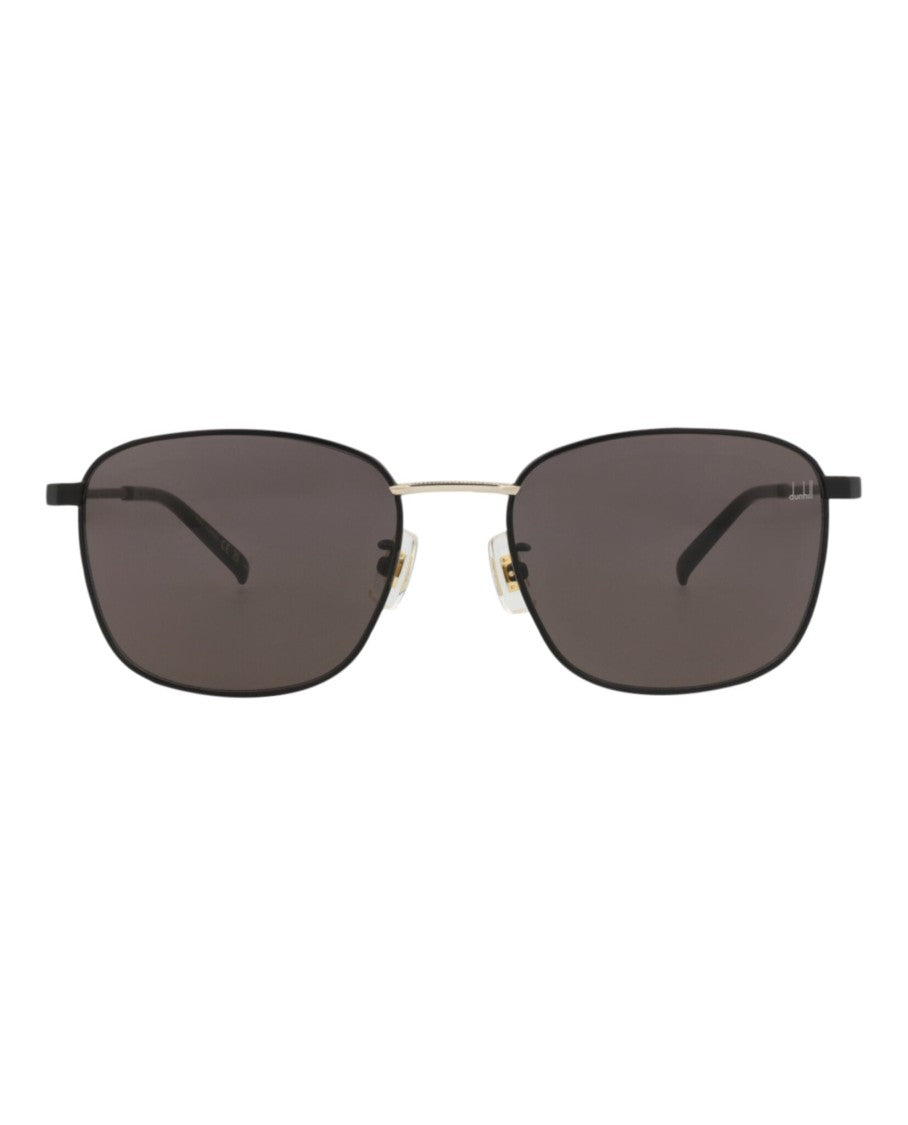 Dunhill Square-Frame Metal Sunglasses