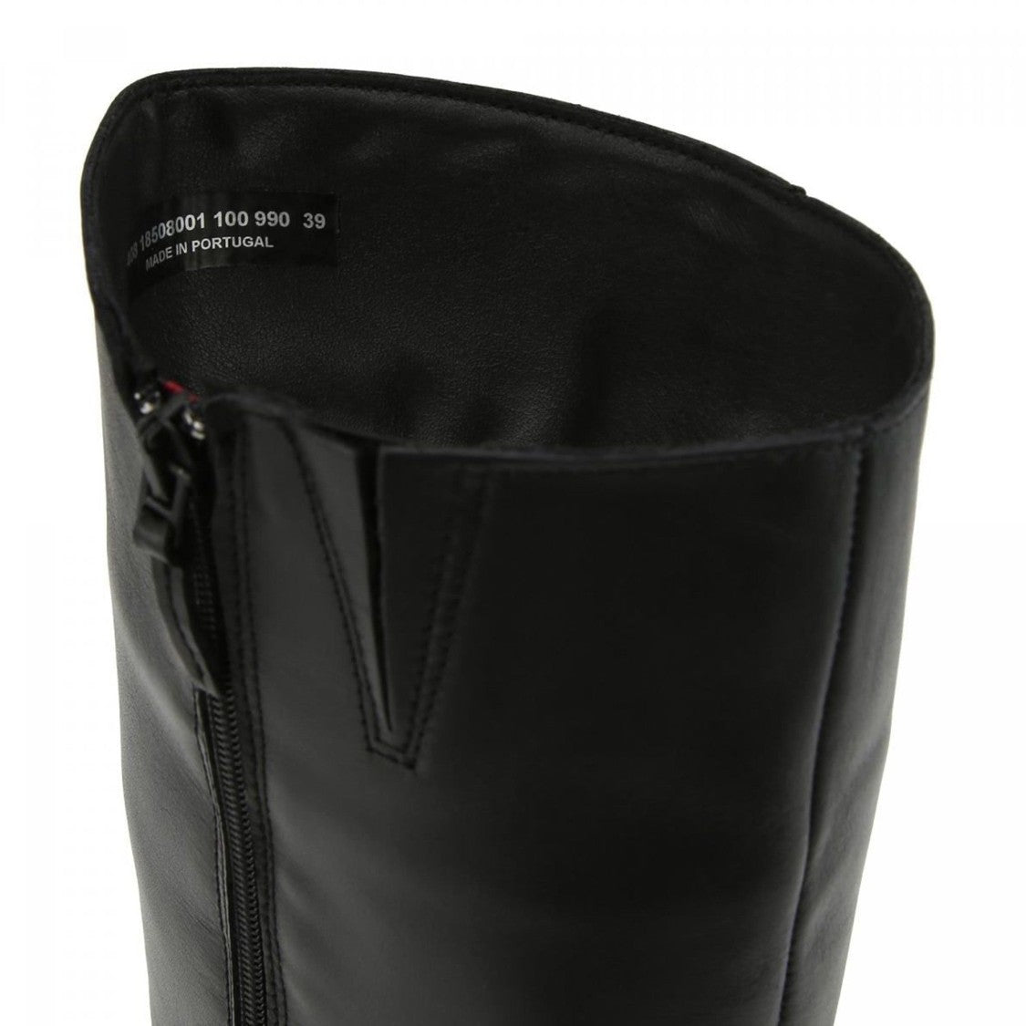 Marc O'polo Black Giulia 4A Leather Tall Chunky Sole Boots