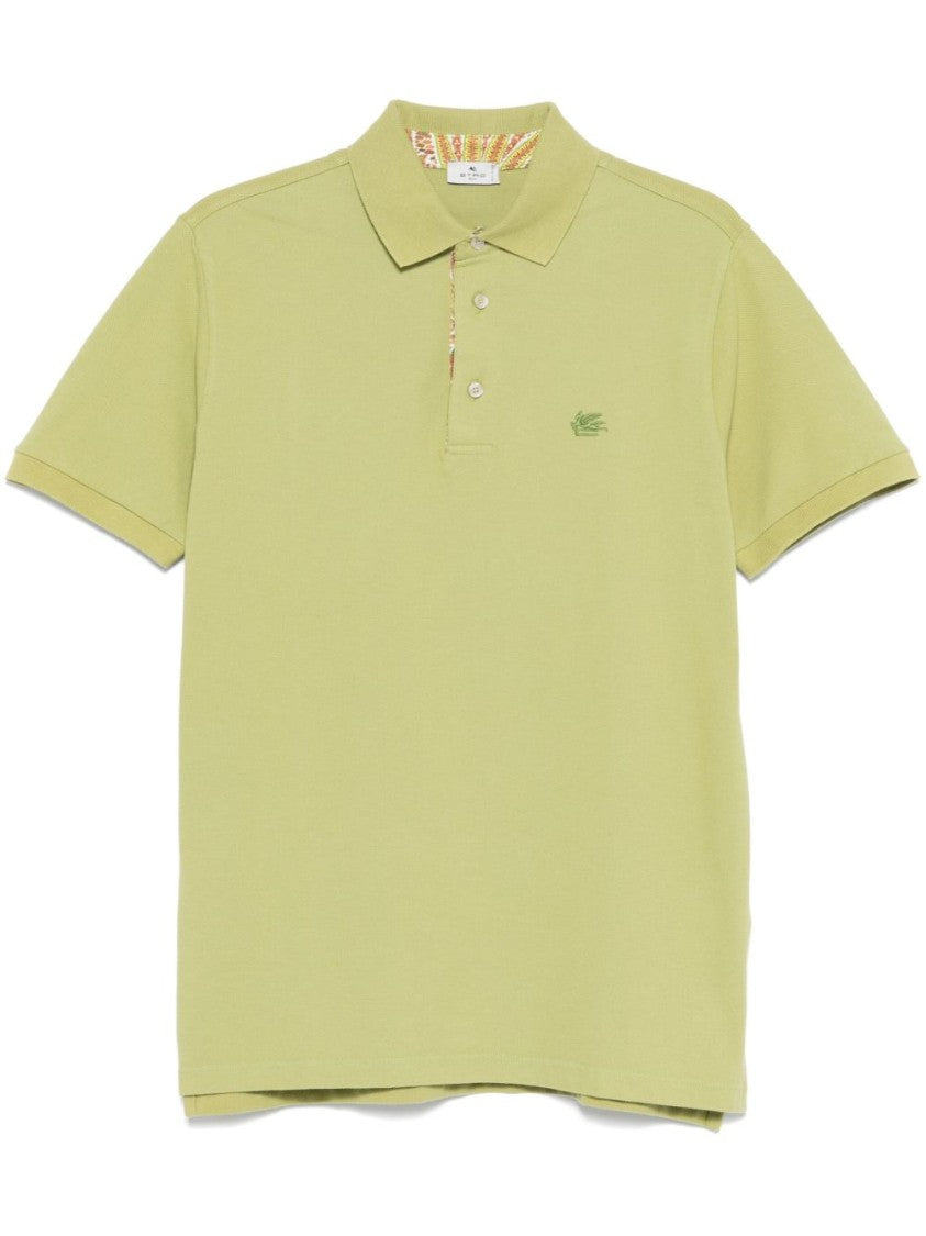 Etro Pastel Green Polo Shirt