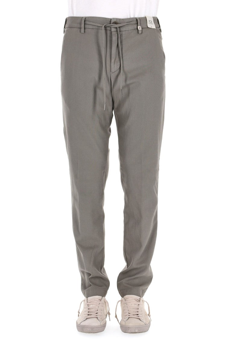 Myths Ice Cotton Drawstring Cotton Trousers