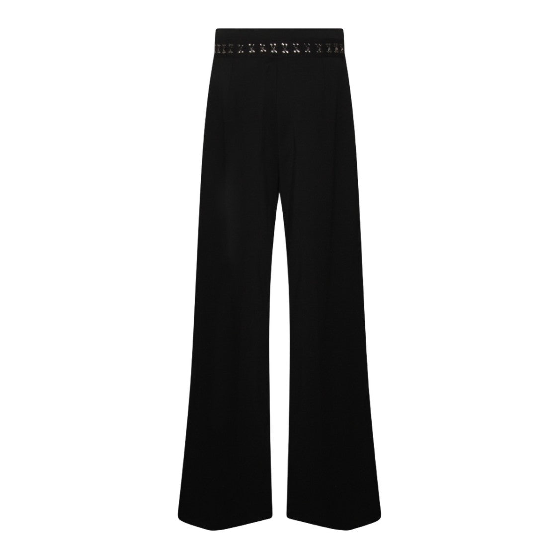 Nissa Wide-Leg Trousers With Decorative Waistband Detail