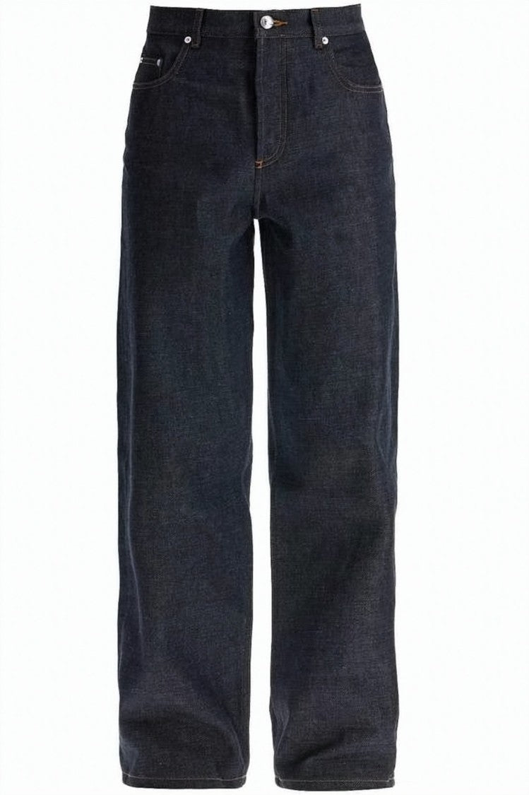 A.P.C. Indigo Denim Pants With Classic Straight-Leg Silhouette