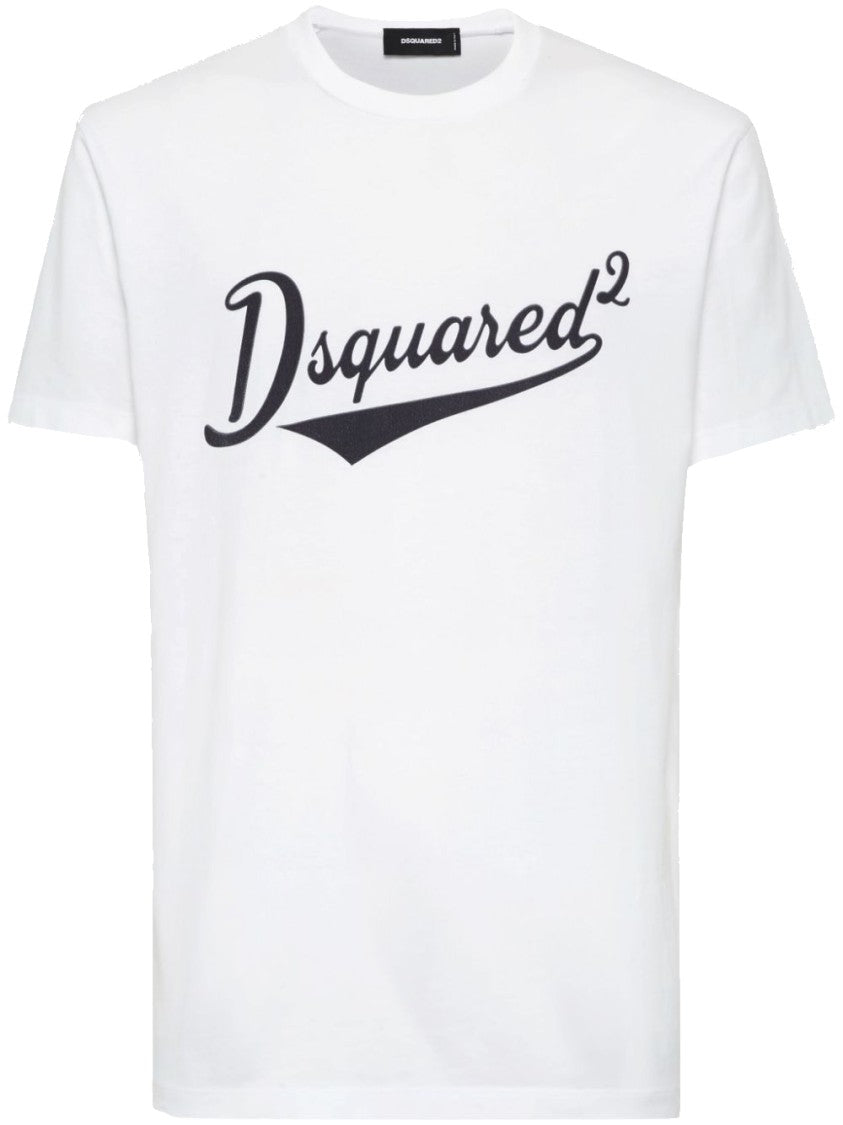 Dsquared2 White Cotton T-Shirt