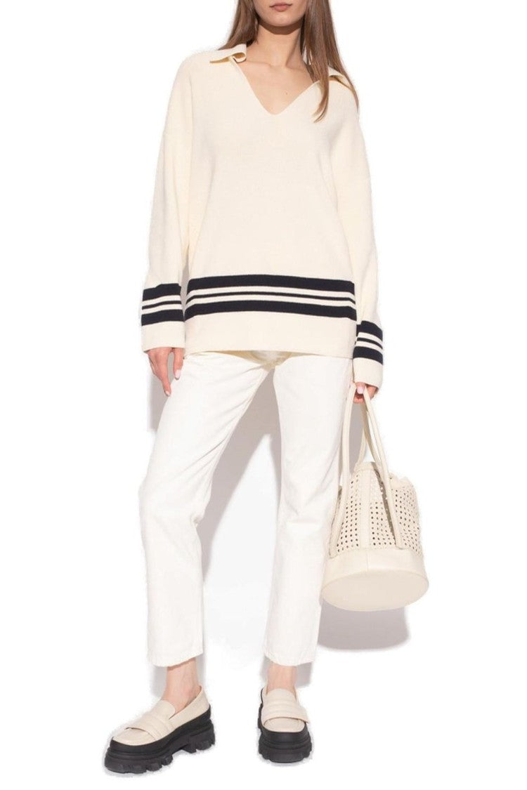 Rag & Bone Amy Stripe Polo Tunic