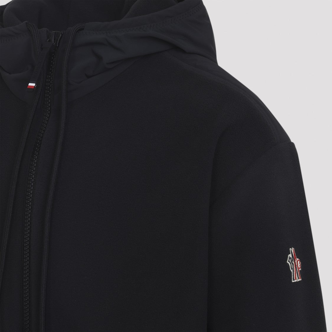 Moncler Grenoble Zip Up Black Polyester Jacket