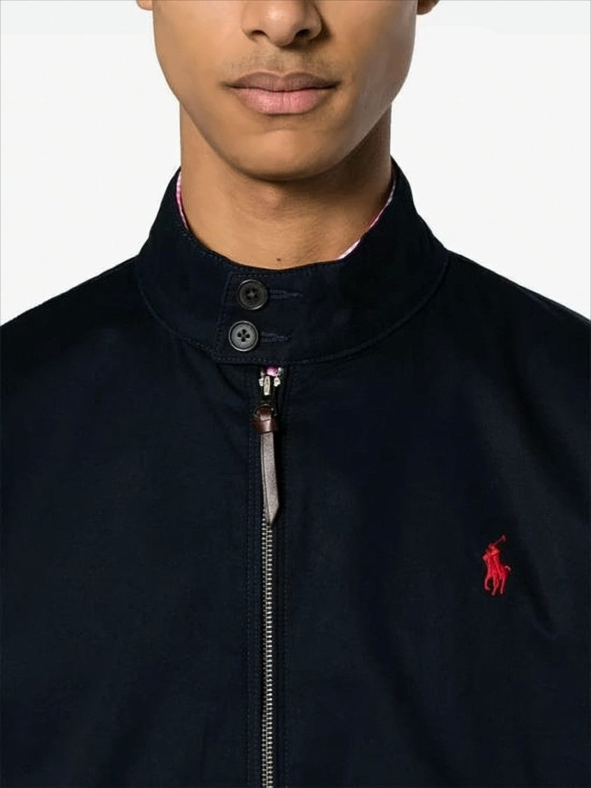 Polo Ralph Lauren Contemporary Navy Jacket With High Collar