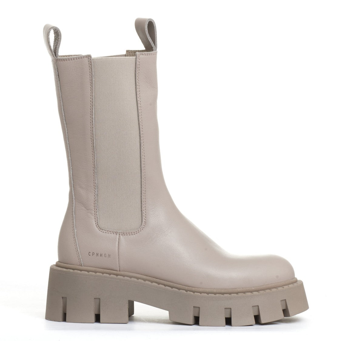 Copenhagen Chelsea Boot Tank Bottom Beige Leather