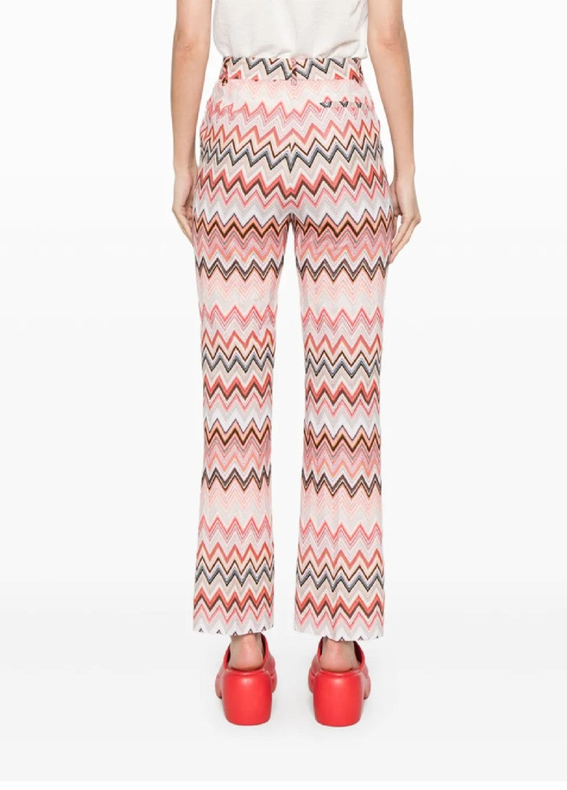 Missoni Zigzag Patterned Tailored Trousers