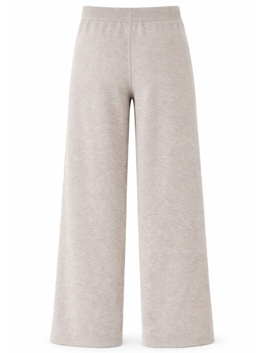 Max Mara Wide-Leg Pants In Wool And Cashmere Blend