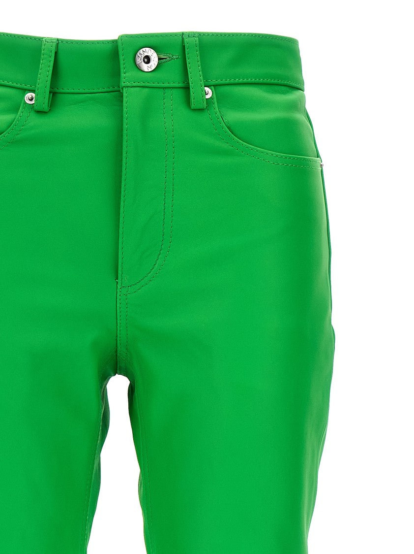 J. W. Anderson Leather Bootcut Trousers