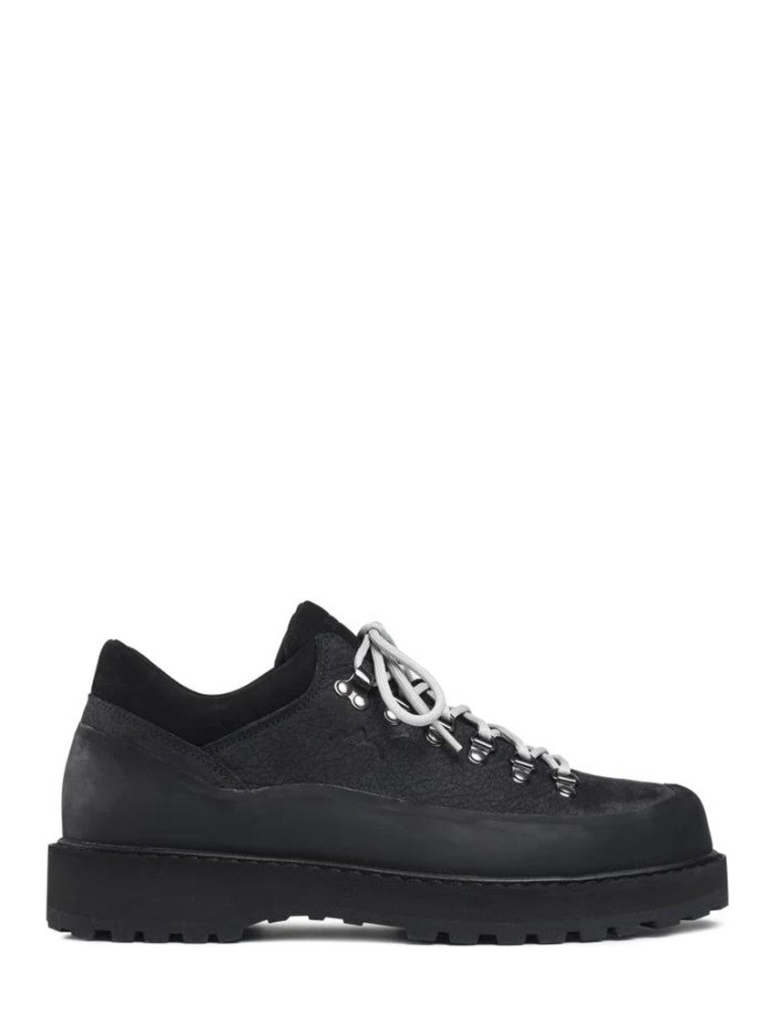 Diemme Black Minimalist Durable Laced-Up Shoes
