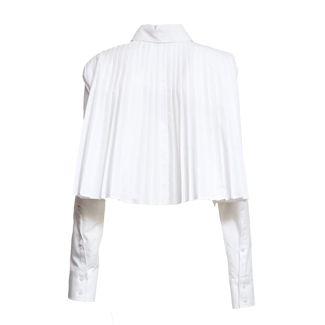 Sportmax Ceppo Technical Cotton Cropped Shirt