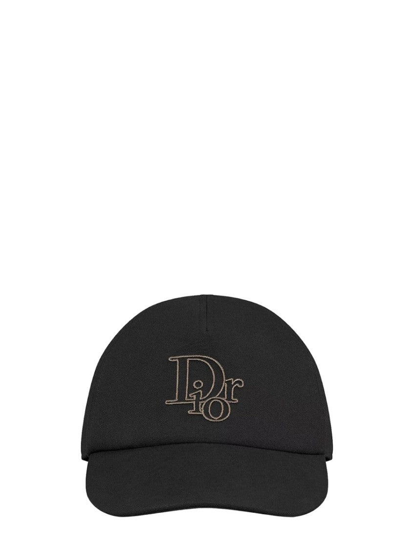 Dior Cotton Structured Embroidered Baseball Hat