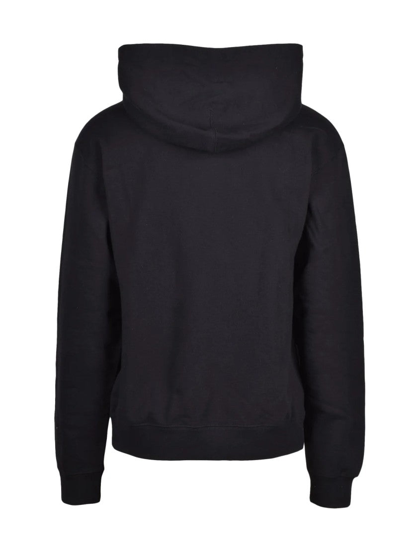 Jil Sander + Black Minimalist Cotton Hoodie
