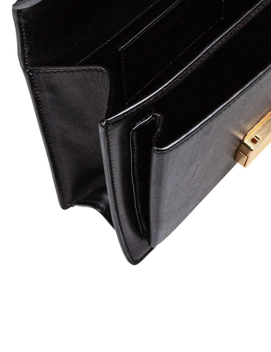 Golden Goose Black Leather Venezia Handbag