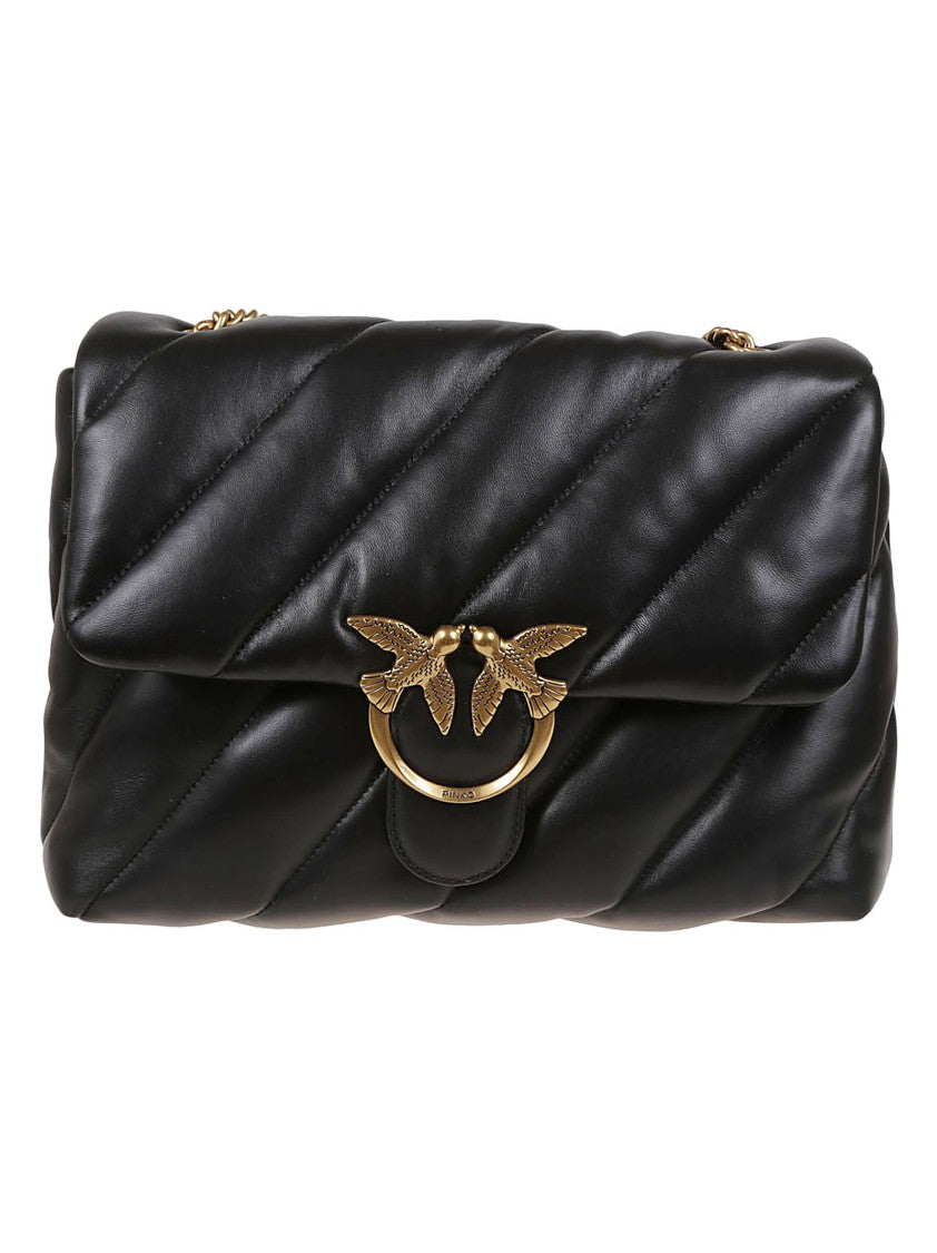 Pinko Lovebird Quilted Shoulder Bag