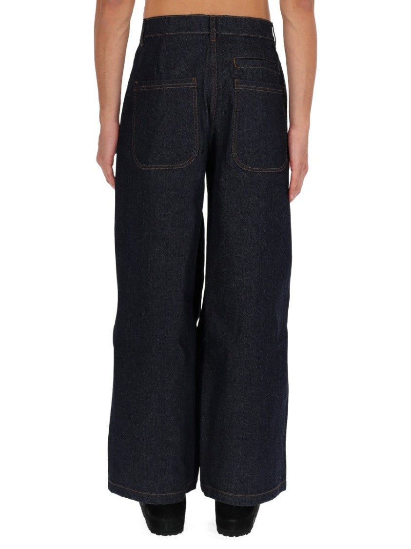 Ymc Replacement Wide Leg Indigo Jeans