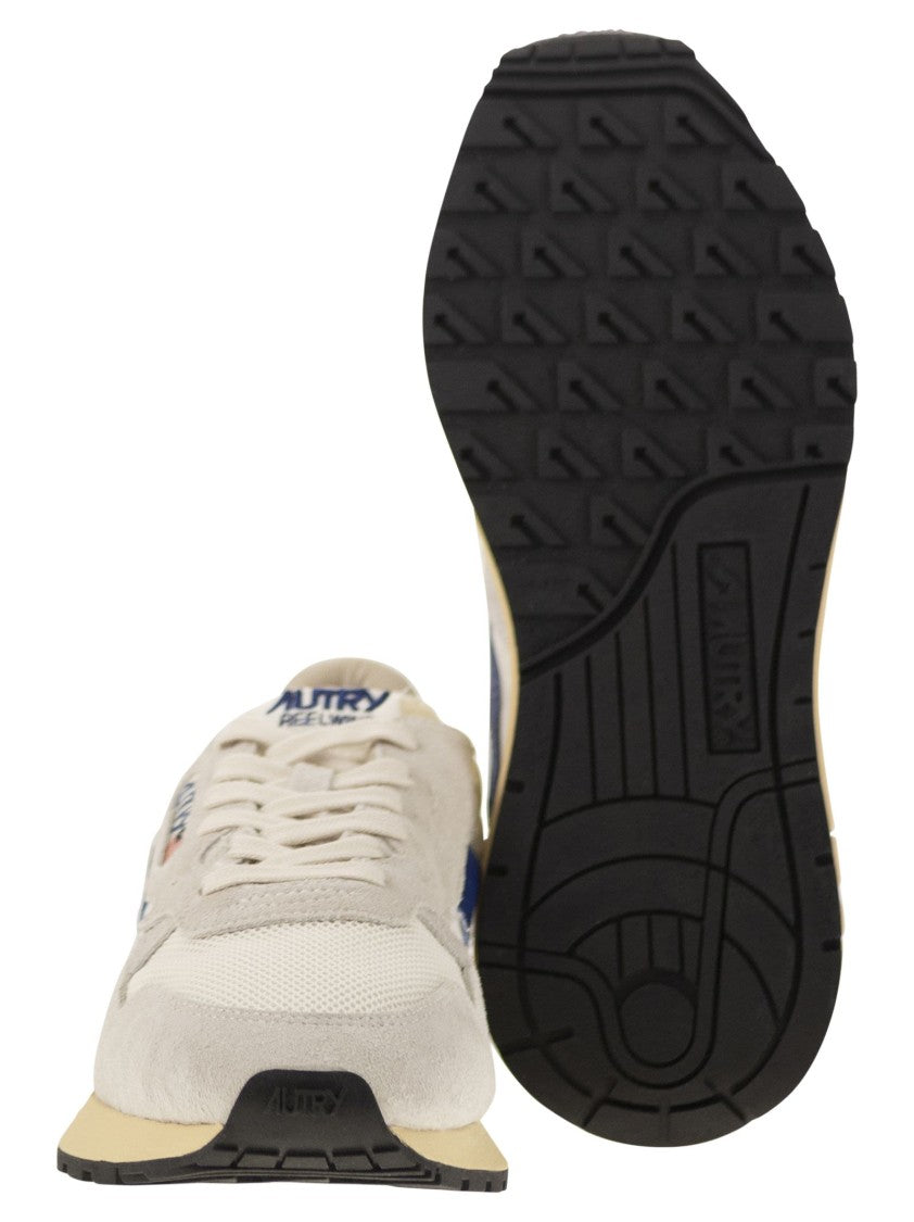 Autry Reelwind - Suede And Technical Textile Trainer