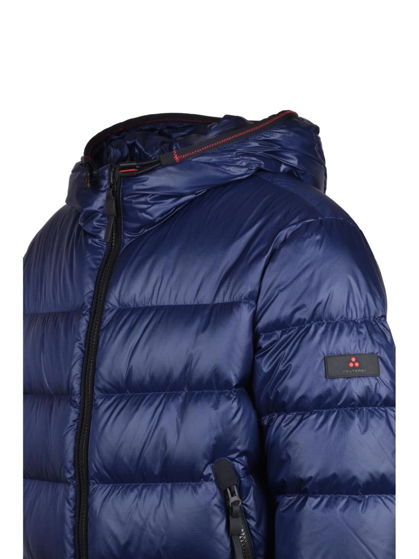 Peuterey Blue Honova Water-Resistant Down Polyamide Jacket