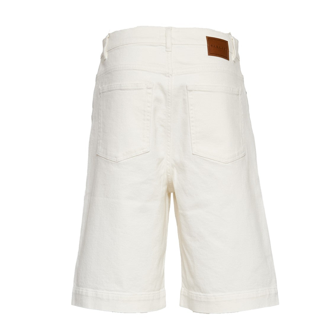 Parosh Cuoricini Cotton Drill Denim Shorts