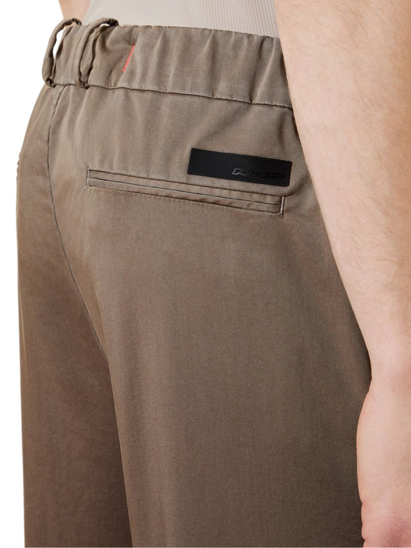 Rrd Iridescent Technical Cotton Satin Adjustable Waist Chino Pants