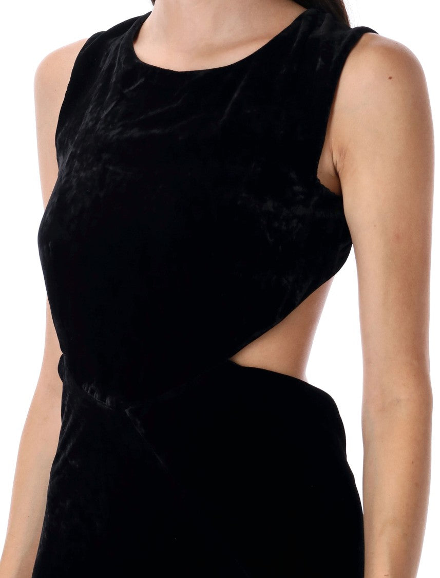 Rick Owens Open Back Cutout Evening Gown