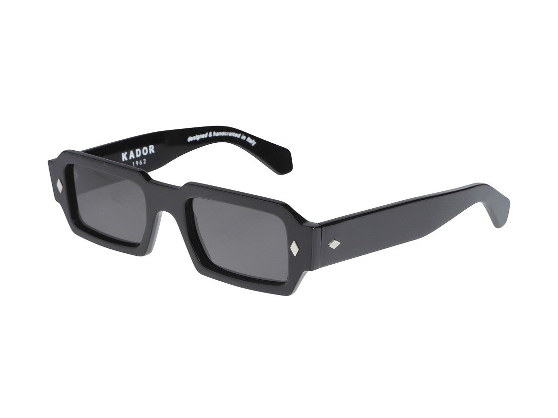 Kador Silver Rock Star Oversized Square Sunglasses