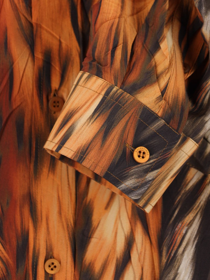 Balenciaga Draped Bomber Jacket – Brown