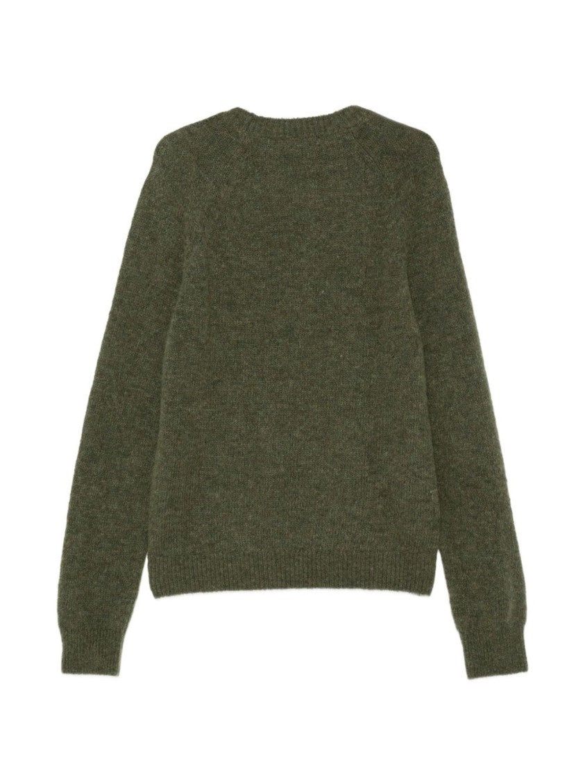 Dries Van Noten Fine-Knit Silk And Nylon Sweater With Classic Crew Neckline