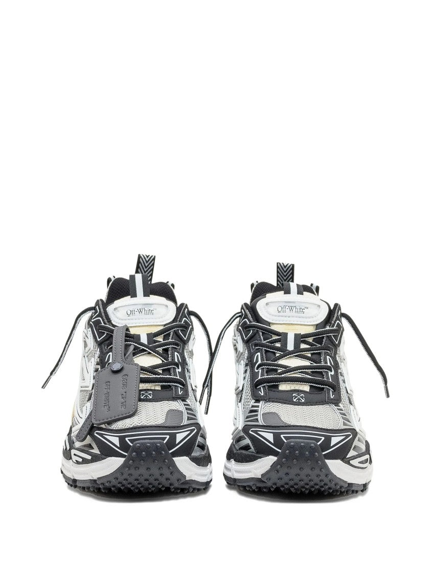 Off-White Layered Design Sneakers With Chunky Sole And Arrow Motifs