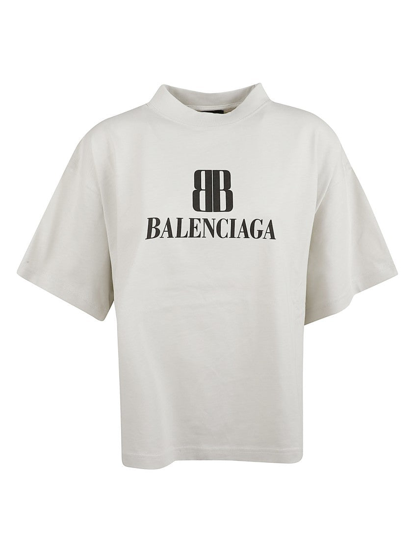 Balenciaga Cropped Vintage Jersey T-Shirt