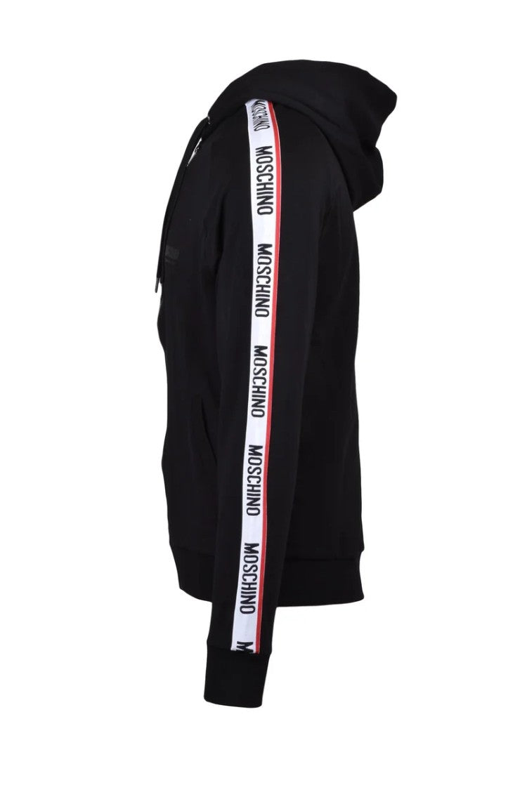 Moschino Underwear Zip Hoodie - Black