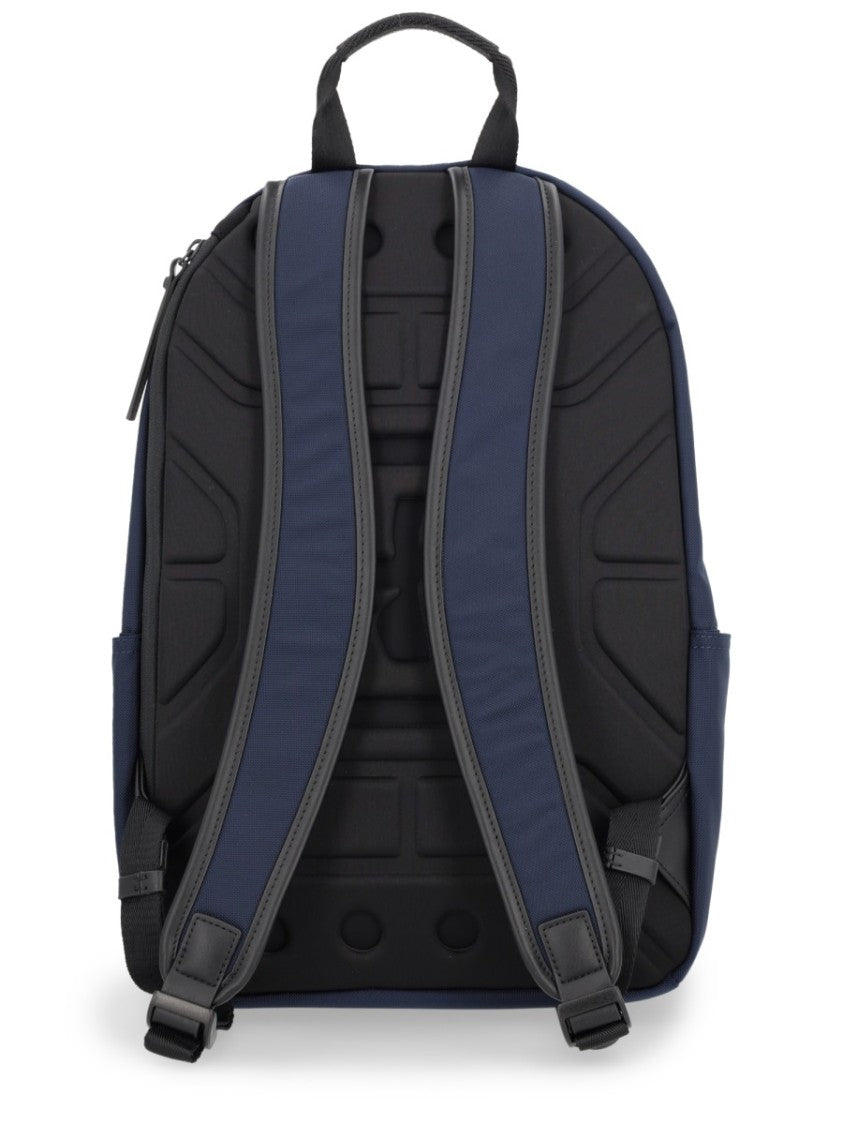 Premiata Navy Structured Backpack