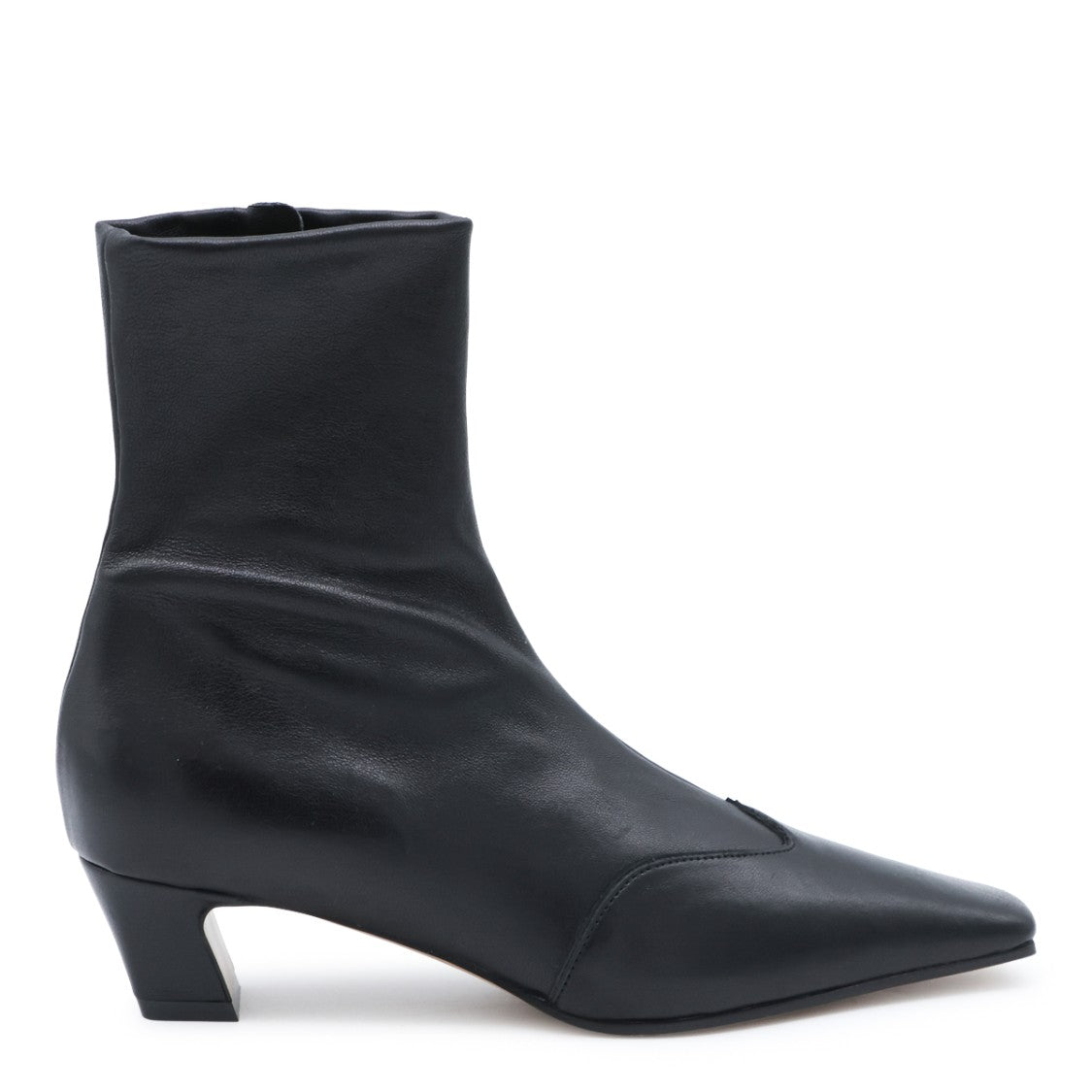Khaite Nevada Ankle Boots With Mid Covered Kitten Heel