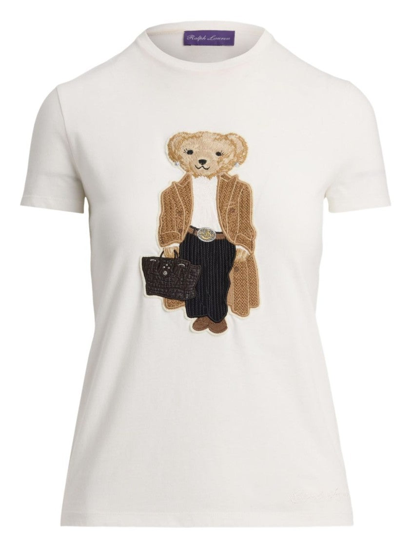 Polo Ralph Lauren Beige Cotton Jersey T-Shirt